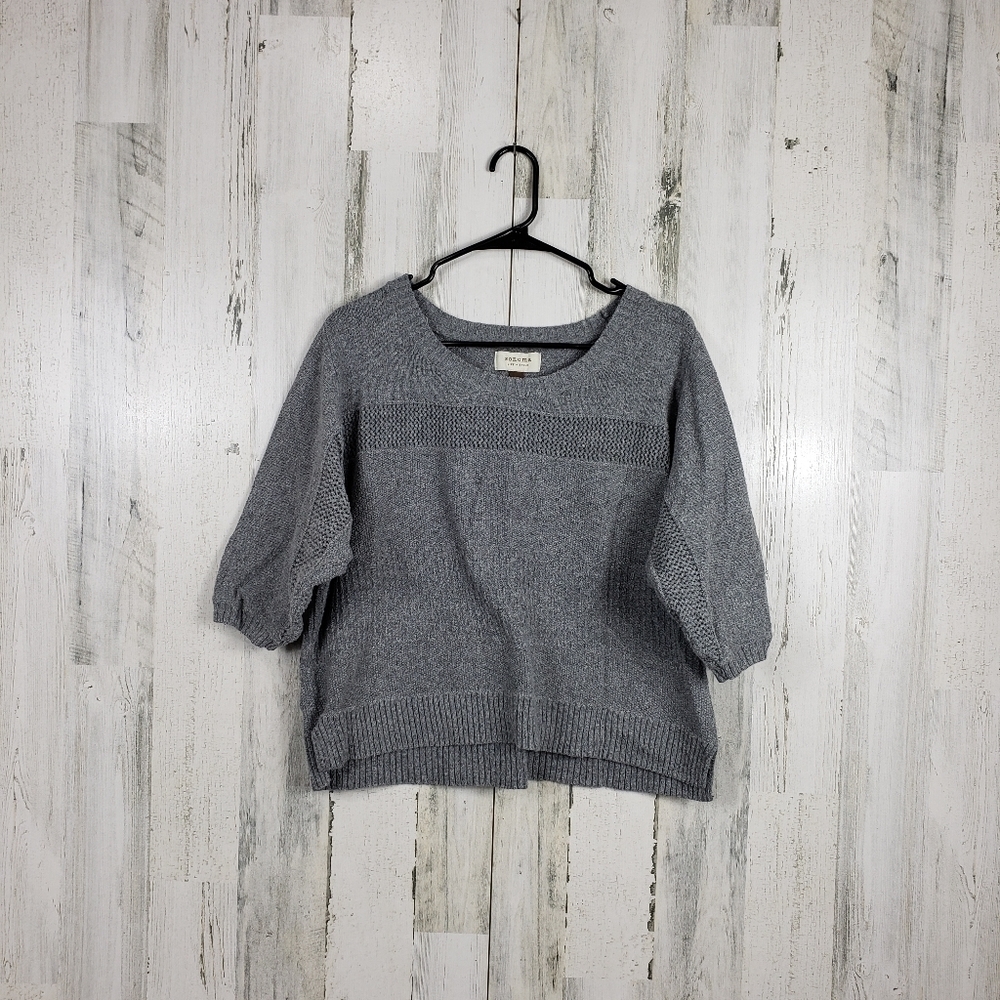 Sonoma gray cropped sweater size XL